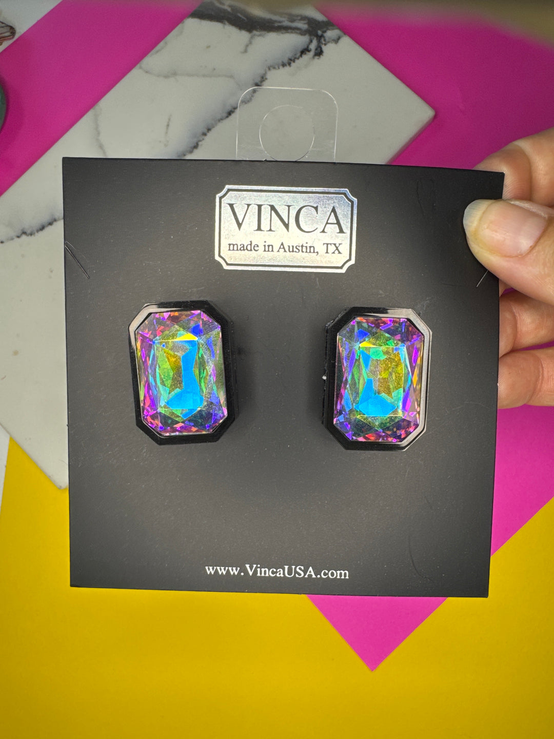 Sample sorceress earrings (bin c-094)