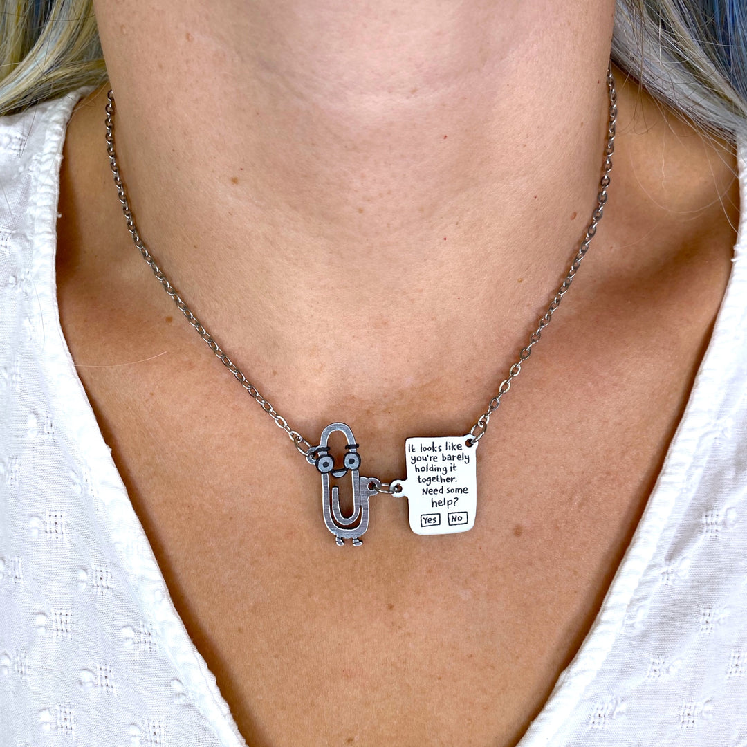 Gemma Correll Clippy Necklace