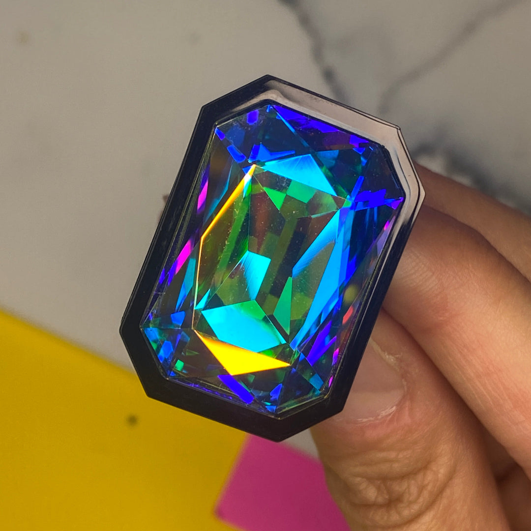 B-Grade Sorceress Ring-Black, Size 8 (Bin D-096)
