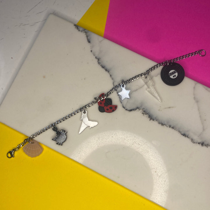 Sample "Totally Random" Charm Bracelet (bin D-1017)