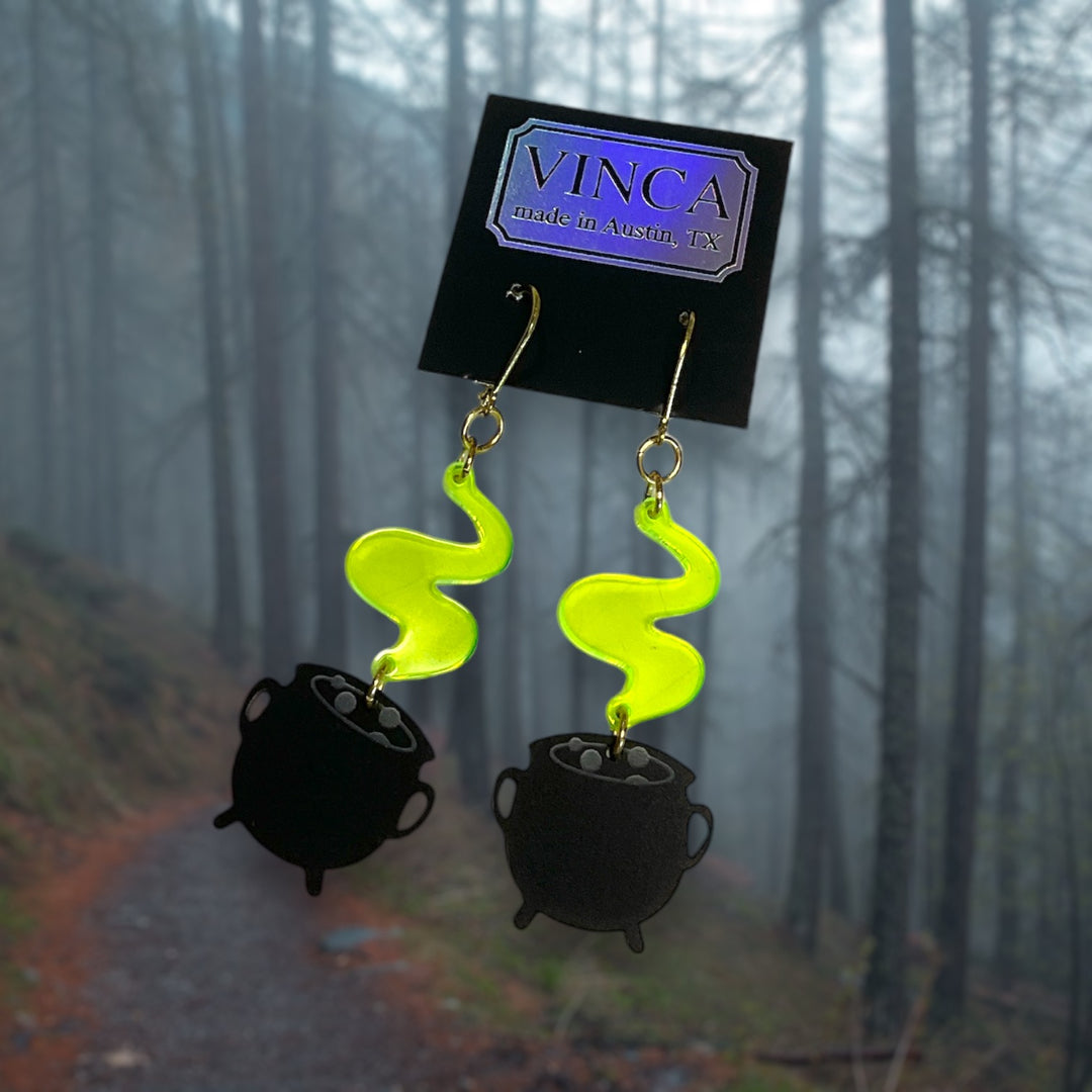 Last Chance! Witch's Cauldron Earrings