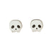 Skull Earrings in White