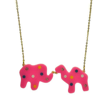 Vinca + Museum of Ice Cream Animal Cracker Earrings and Necklace
