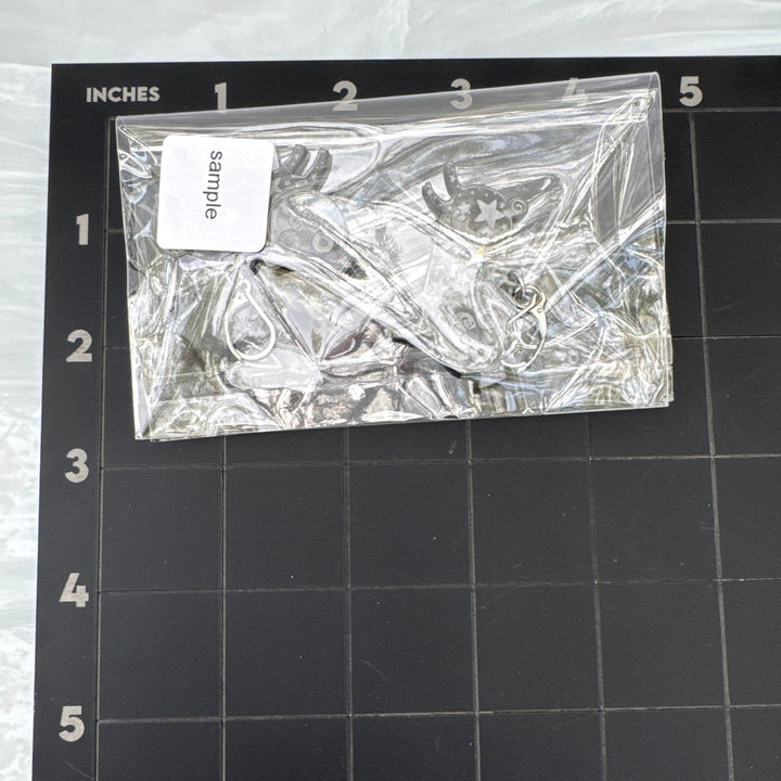 Sample Creature of the Night by Gemma Correll pug earrings (bin A-10-02