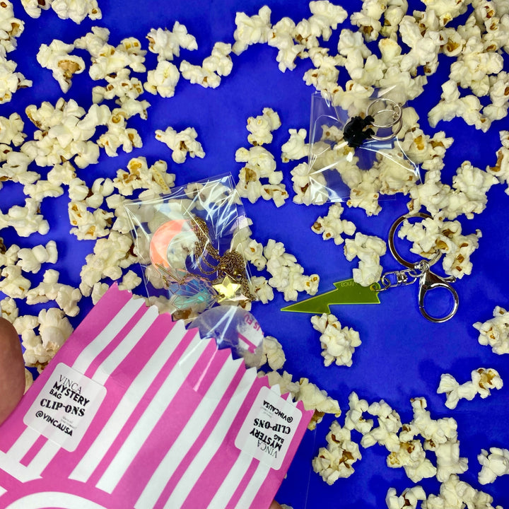 Clip-On Mini Mystery Bag - One pair of clip-ons, and two mystery items!