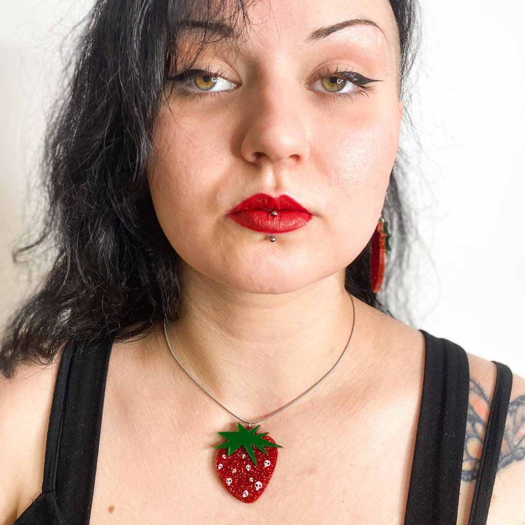 Emily The Strange® Skullberry Necklace