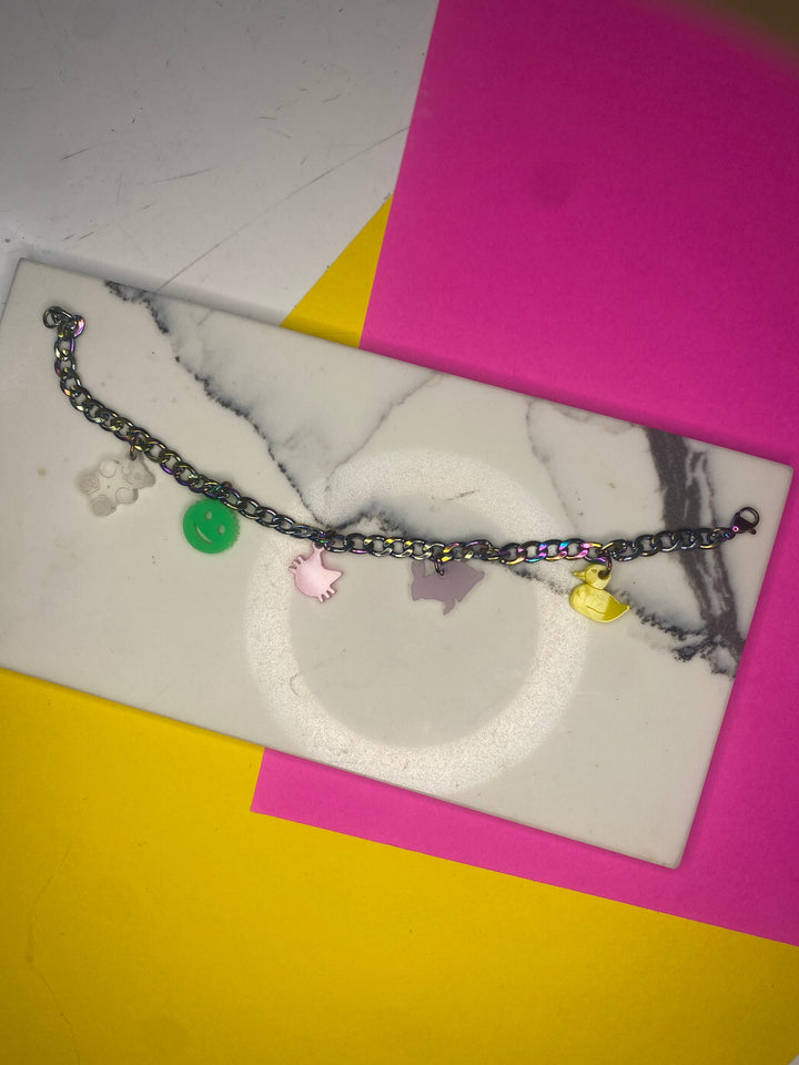 Sample “Everything, But the Kitchen Sink” Charm Bracelet (D-1038)
