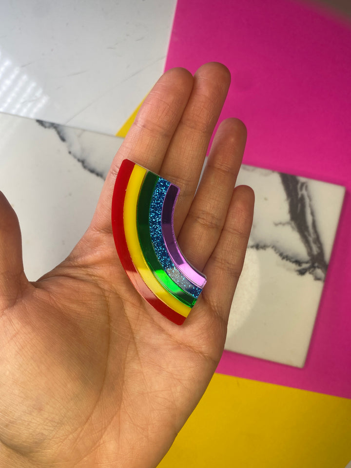 Sample Rainbow Brooch/Pin (D-1042)