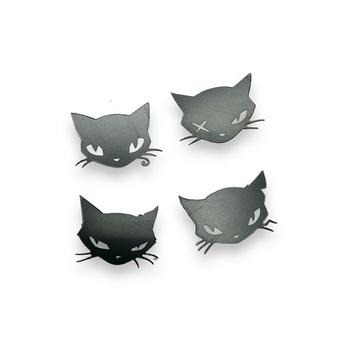 Emily The Strange® Cat Posse set of 4 ear studs