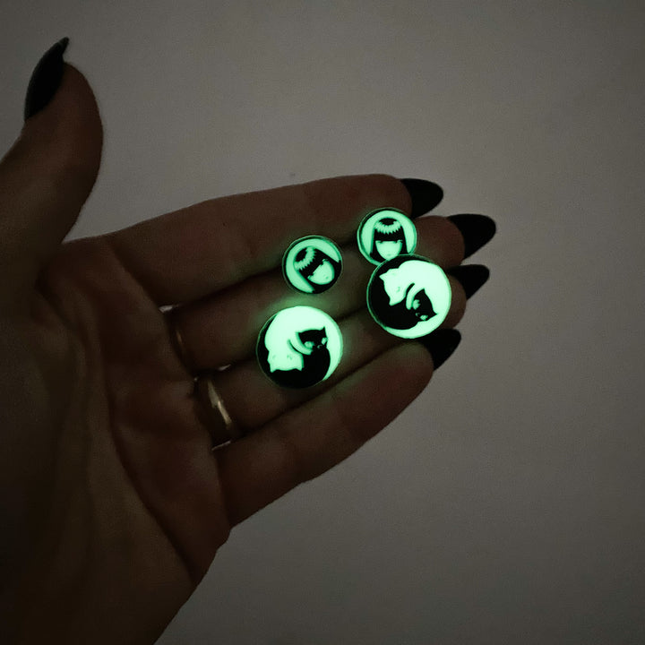 Emily The Strange® Logo Glow Studs