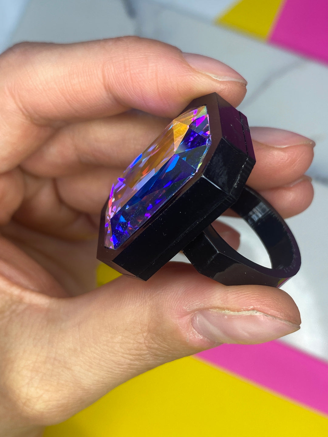 B-Grade Sorceress Ring- Black, Size 11 (D-096)