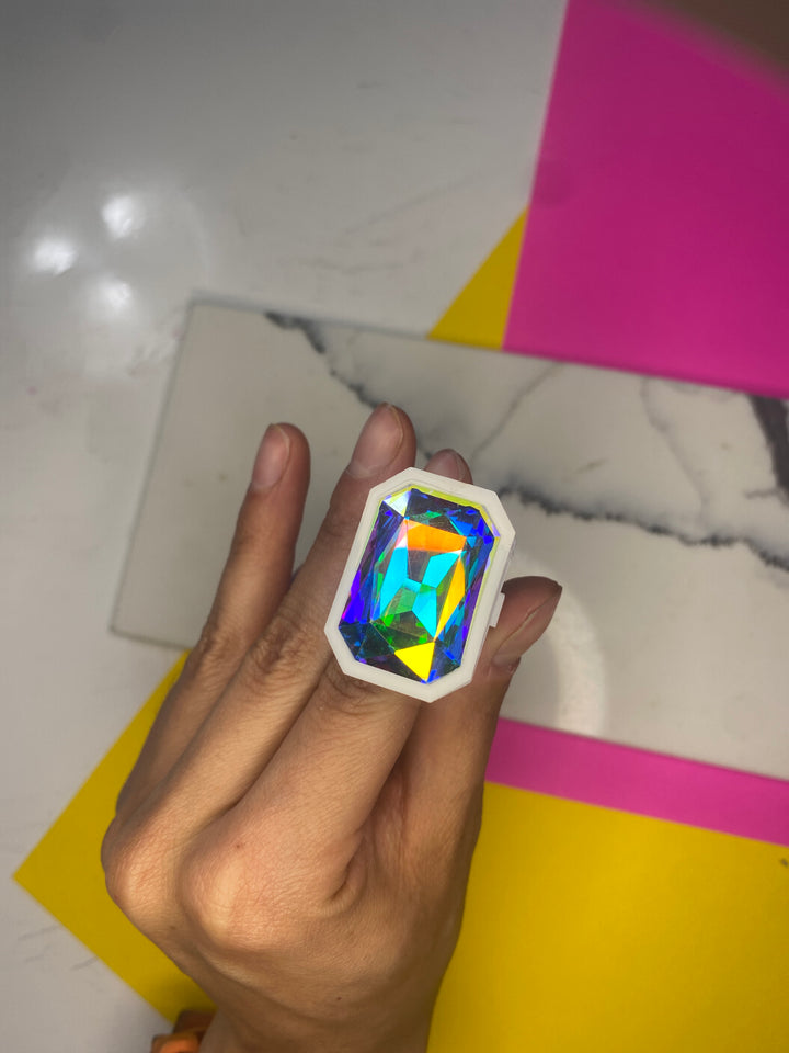 B-Grade Sorceress Ring- White, Size 11 (Bin D-096)