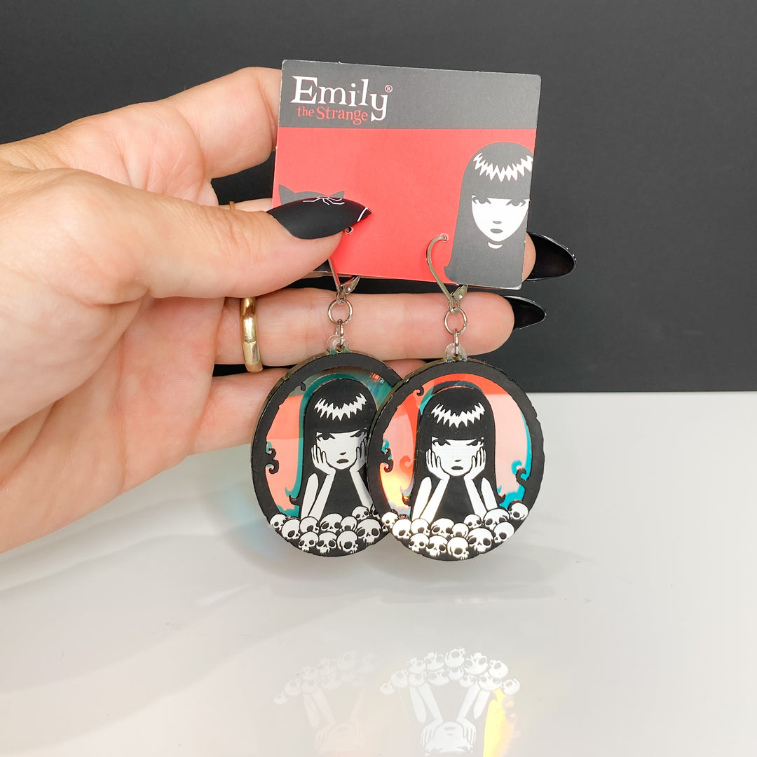 Emily The Strange® Misery Loves Company Hook Earrings