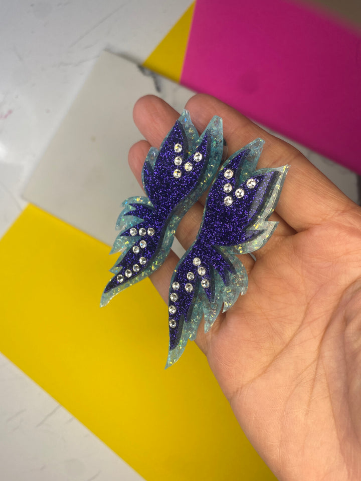 Sample Diana Ross-inspired Statement Earring variant (bin D-1007)