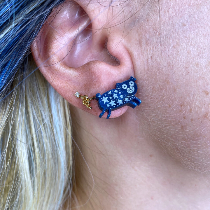 Gemma Correll Tiny Creature of the Night Stud Earrings
