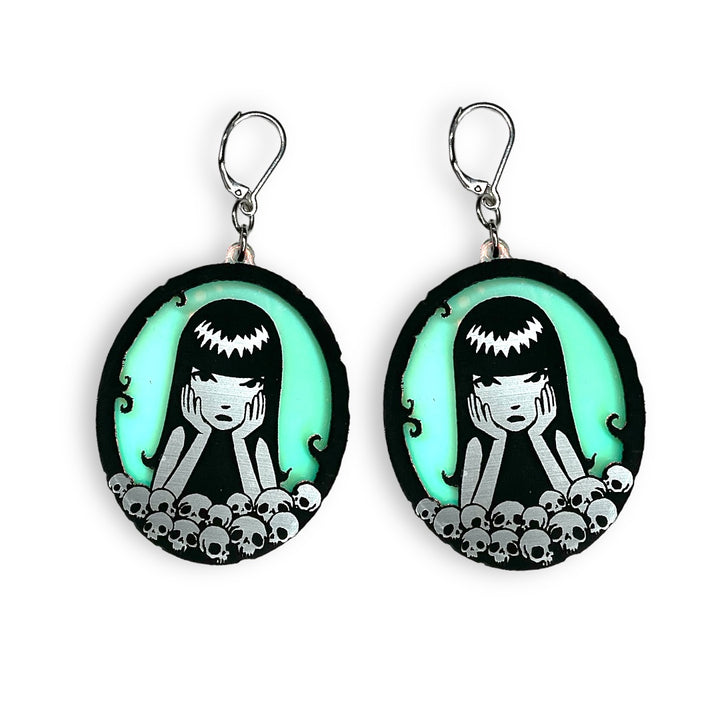 Emily The Strange® Misery Loves Company Hook Earrings