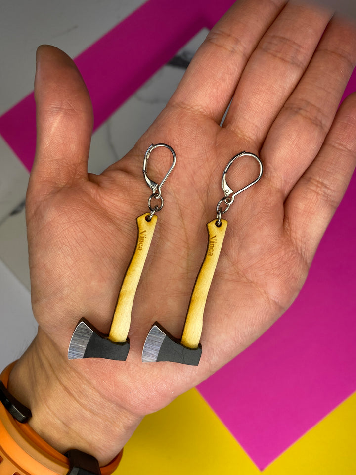 B-grade Axe Earrings (bin D-094)