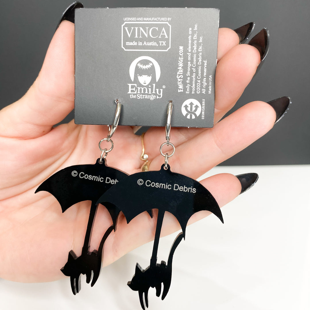 Emily The Strange® Umbrella Cat Ear Hooks