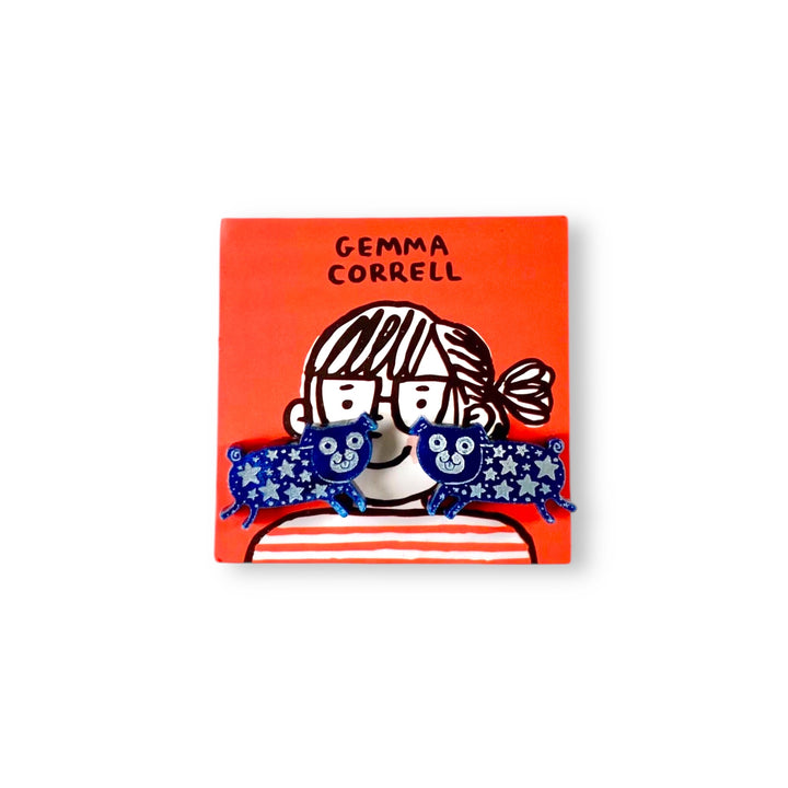 Gemma Correll Tiny Creature of the Night Stud Earrings