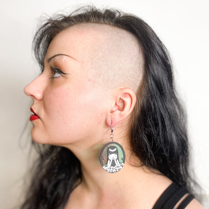 Emily The Strange® Misery Loves Company Hook Earrings