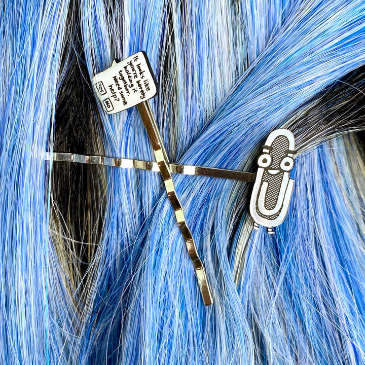 Gemma Correll Clippy Bobby Pin Hair Clips