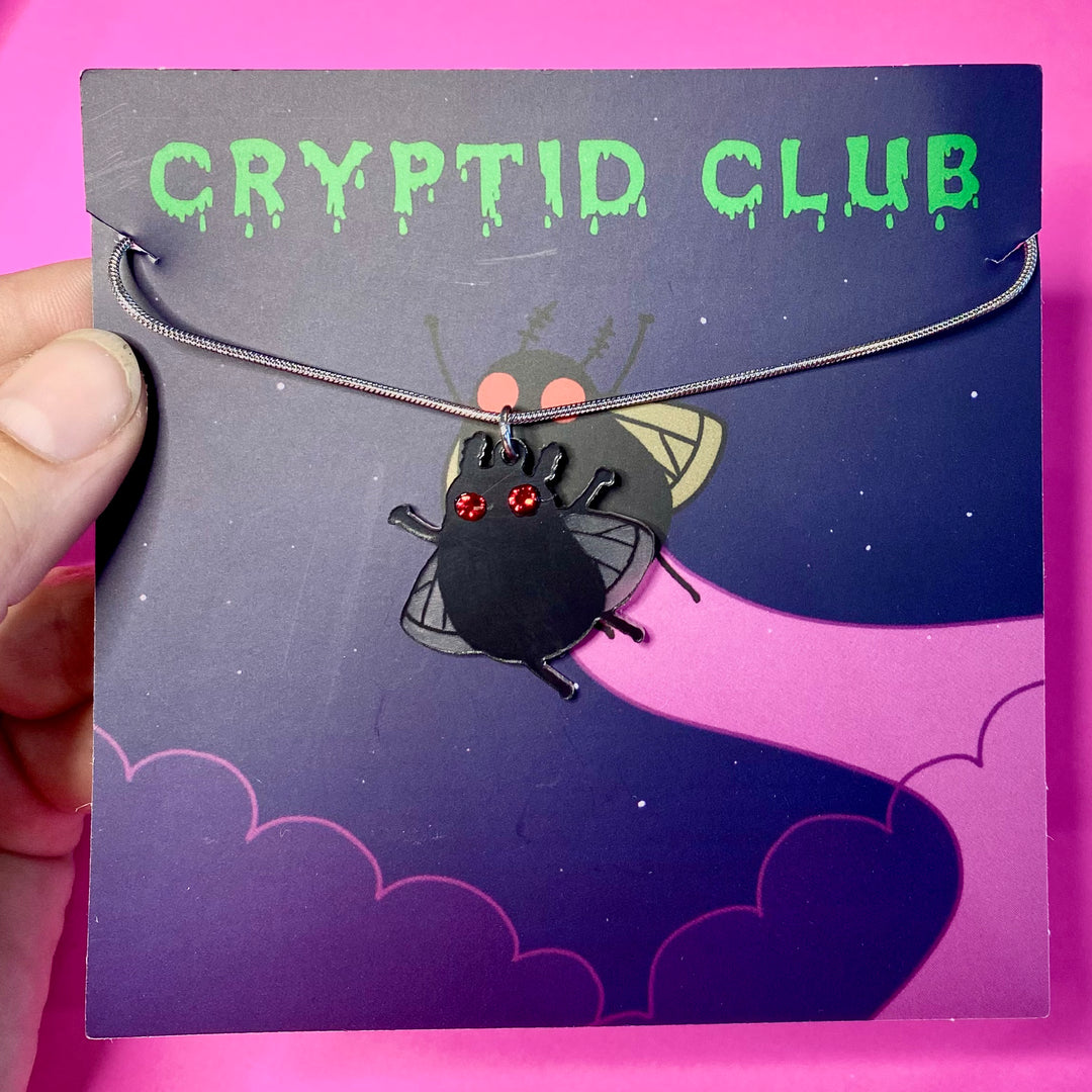 Cryptid Club Moth Man Necklace