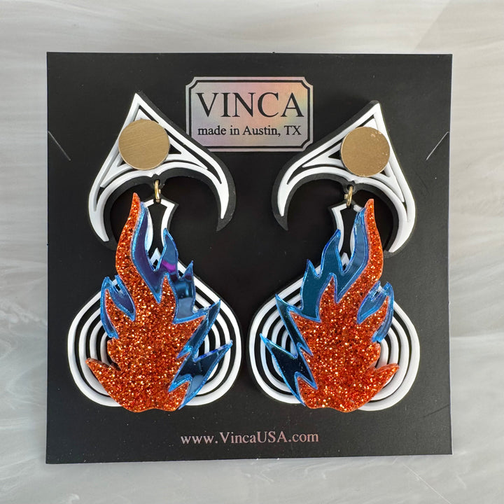 David Bowie Inspired Statement Earrings - January 2026