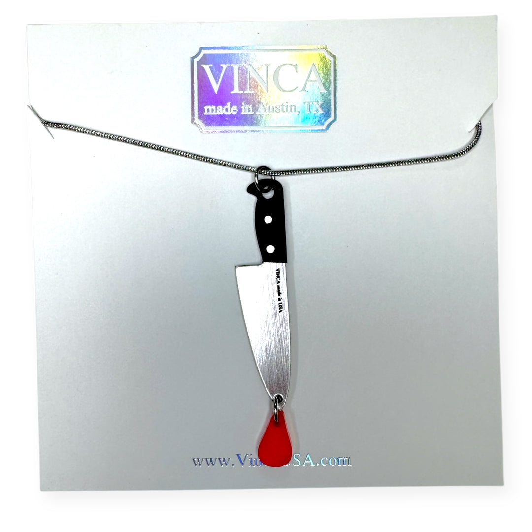 Last Chance! Bloody Hell! Knife Necklace