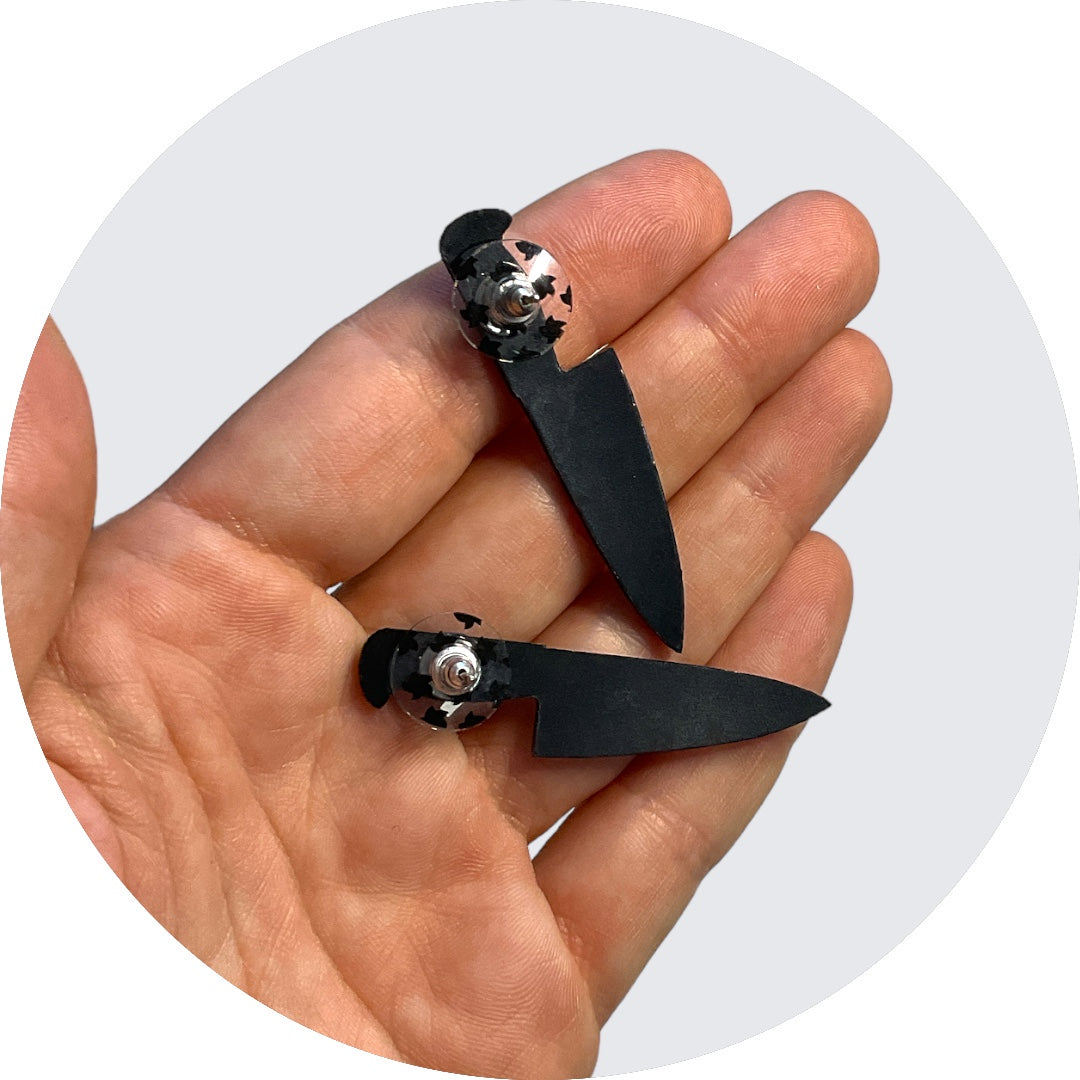 B-Grade 2” Knife Earrings