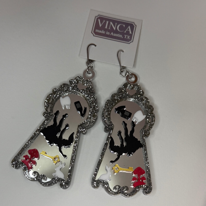 Alice in Wonderland - Inspired Statement Society Earrings - August 2026