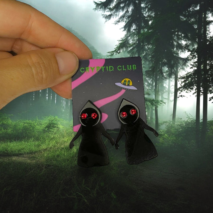 Cryptid Club The Flatwoods Monster Earrings