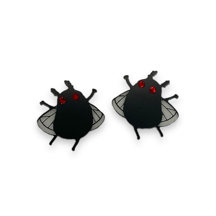 Cryptid Club Moth Man Stud Earrings