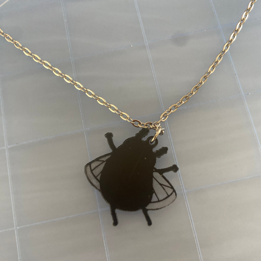 B-grade Mothman Necklace (bin A-05-08)