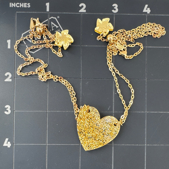 Sample BFF Snap Apart Heart necklace set (bin a-11-02)