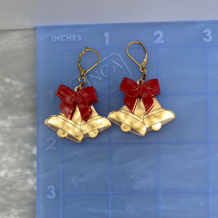 Sample Christmas Bell Earrings (bin A-06-05)
