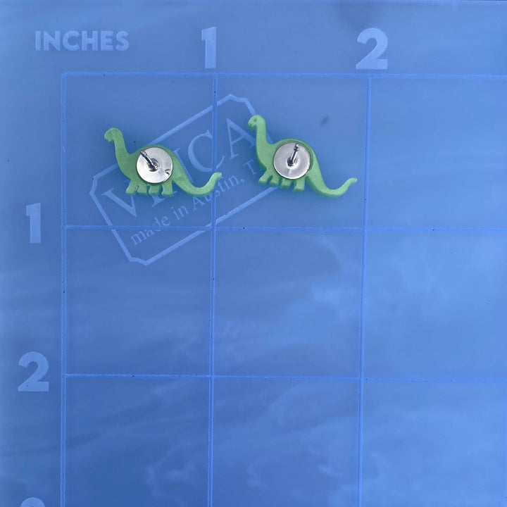 B-grade Brontosaurus Earrings (Bin A-05-02)