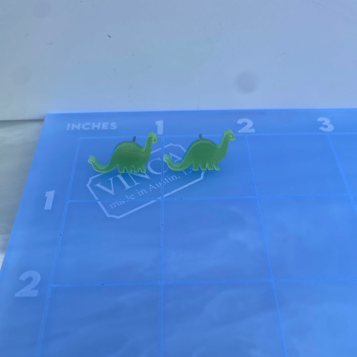 B-grade Brontosaurus Earrings (Bin A-05-02)