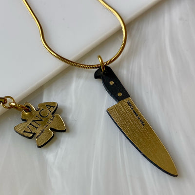 SALE! Little Gold Knife Choker/Necklace