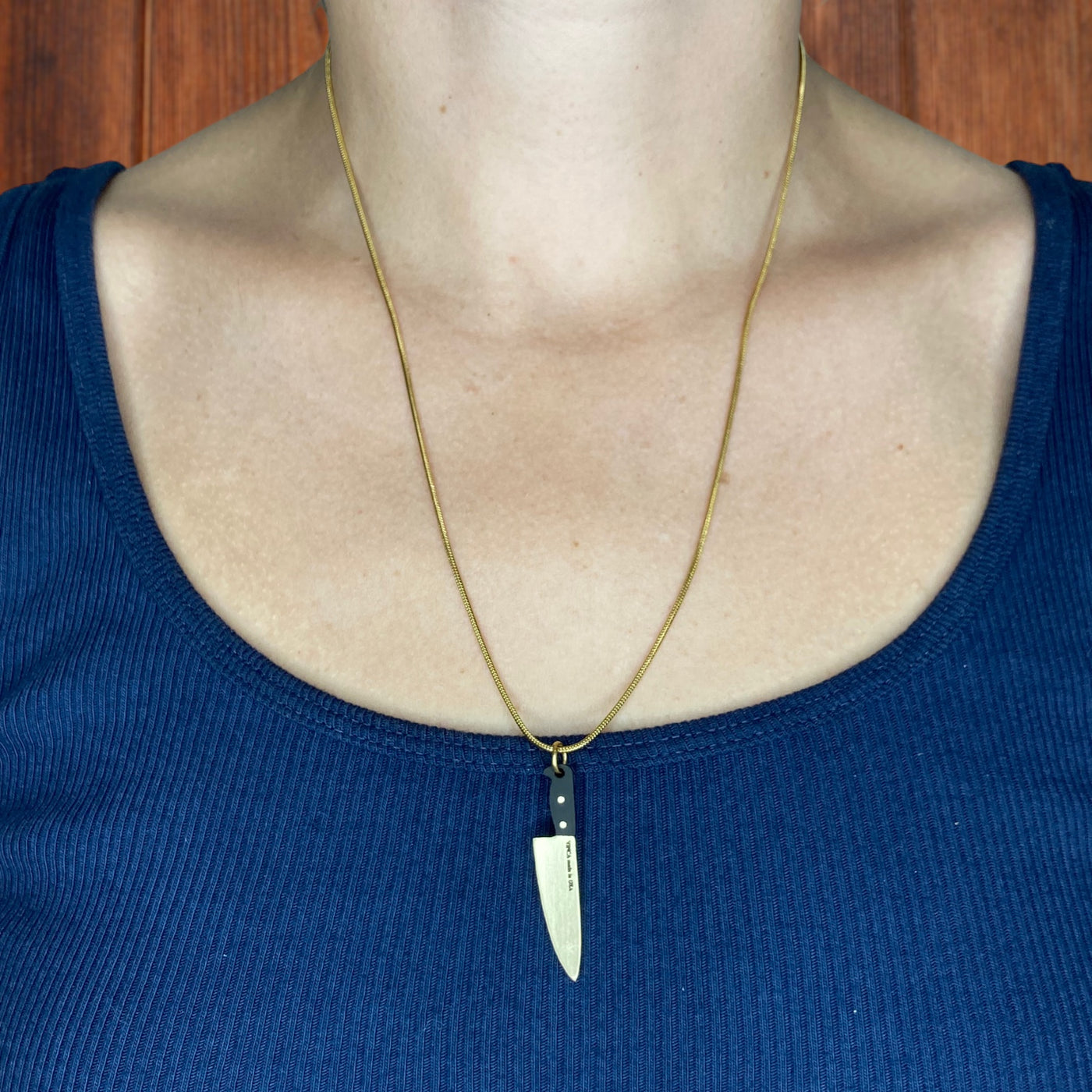 SALE! Little Gold Knife Choker/Necklace