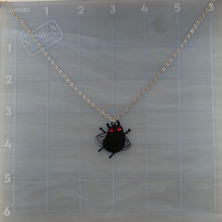 B-grade Mothman Necklace (bin A-05-08)