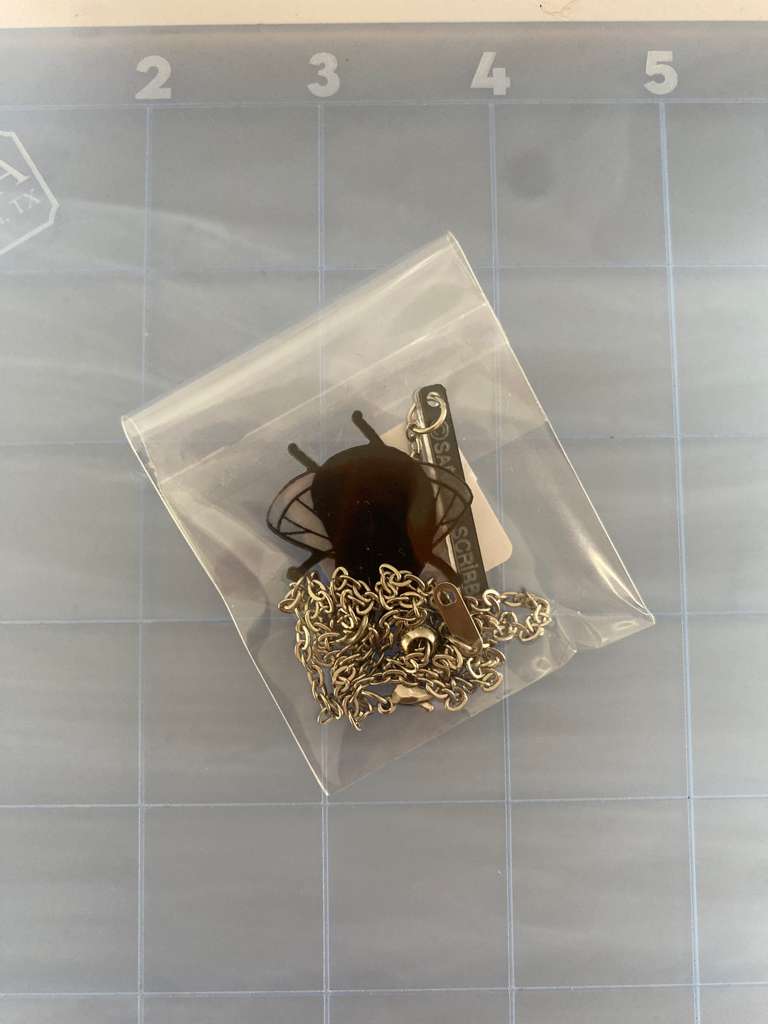 B-grade Mothman Necklace (bin A-05-08)