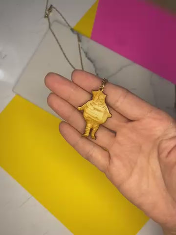 Team Coco Wild Kitten Necklace (bin D-1018)
