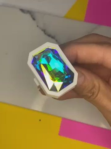 B-Grade Sorceress Ring- White, Size 11 (Bin D-096)