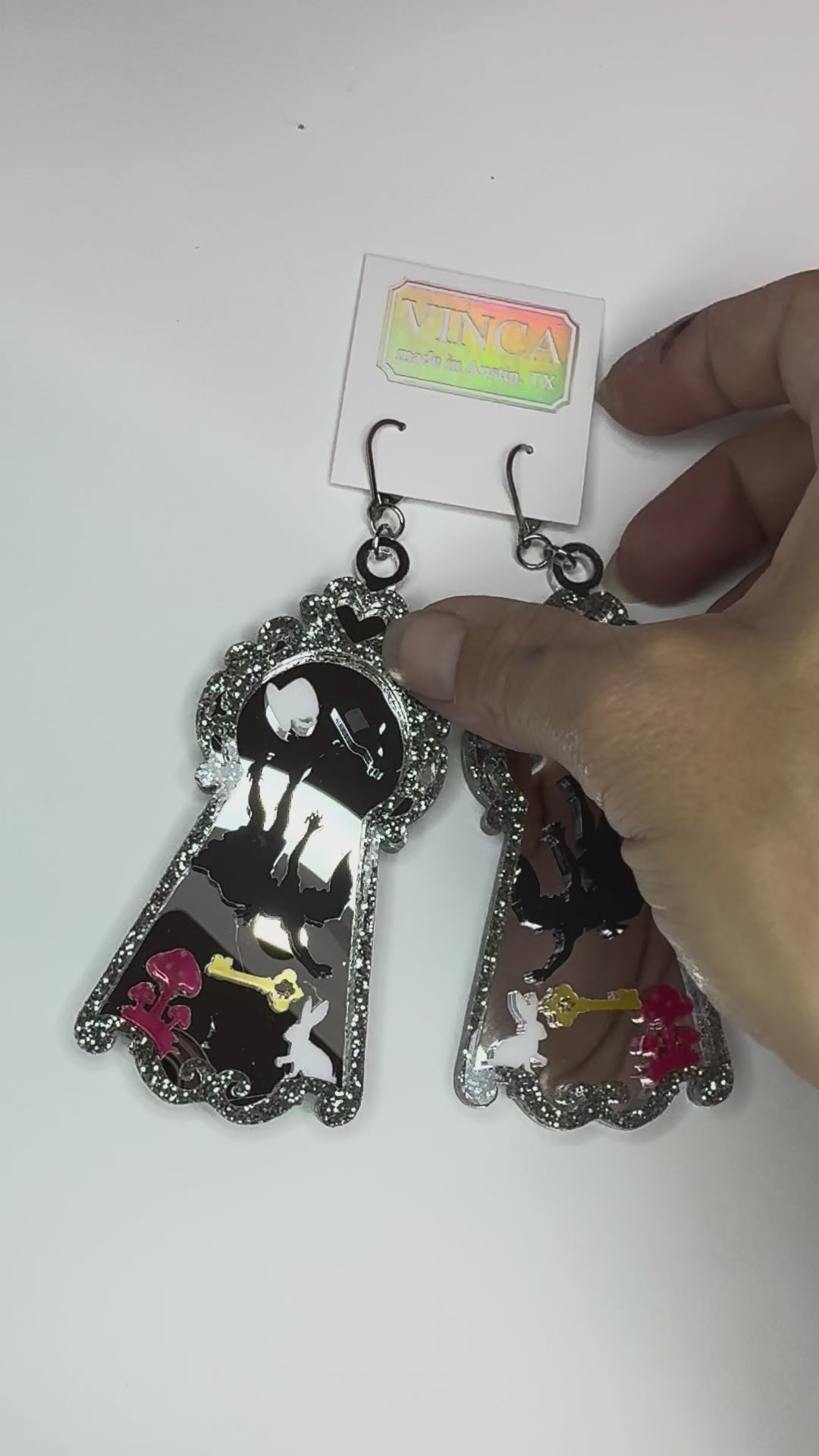 Alice in Wonderland - Inspired Statement Society Earrings - August 2026