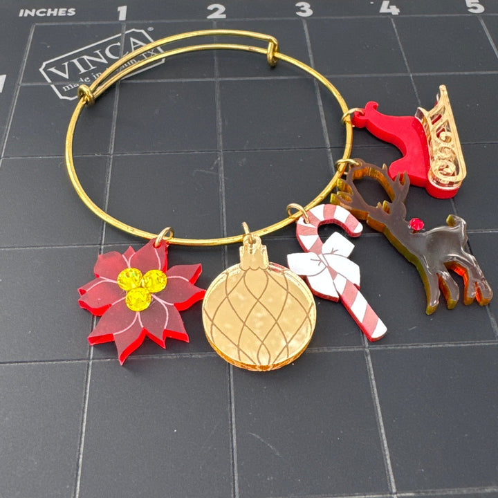 Sample Christmas Holiday Bangle (bin a-10-01)