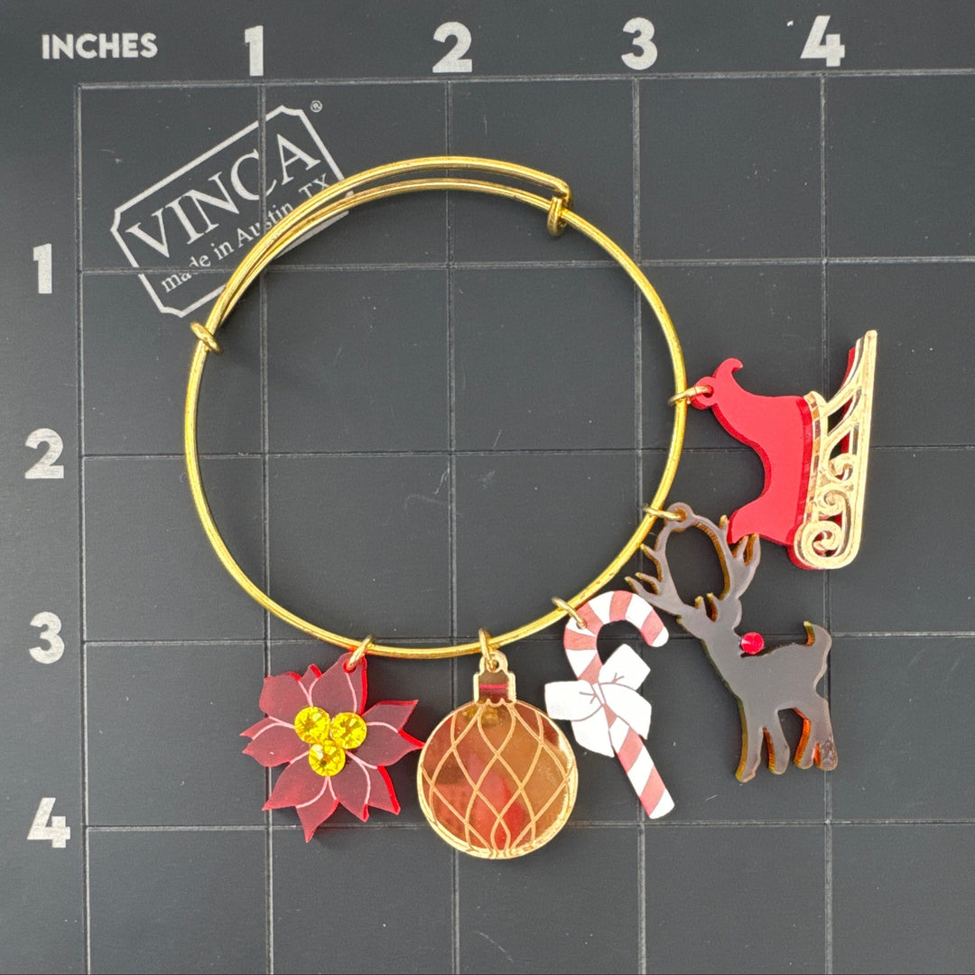 Sample Christmas Holiday Bangle (bin a-10-01)