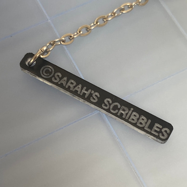 B-grade Mothman Necklace (bin A-05-08)