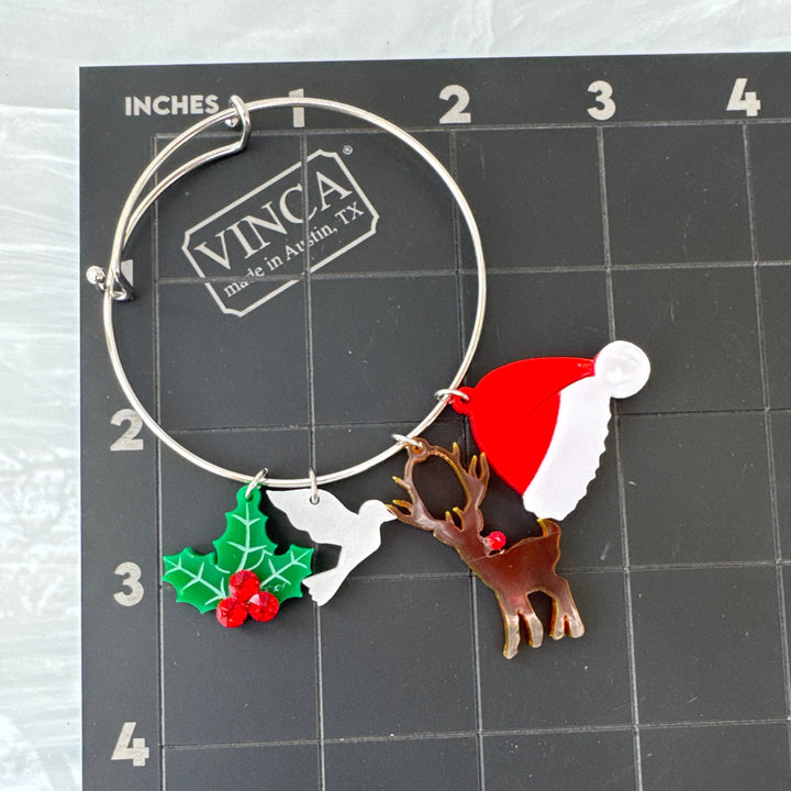Sample Holiday Charm Bangle