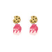 Pink Milk and Cookie Dangle Earrings
