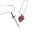 My BFF Is Sword o’ A Big Deal Necklace Set - STEEL